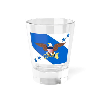 Flag of the Vice Chairman of the Joint Chiefs of Staff (United States) Shot Glass 1.5oz 1.5oz - Go Mug Yourself
