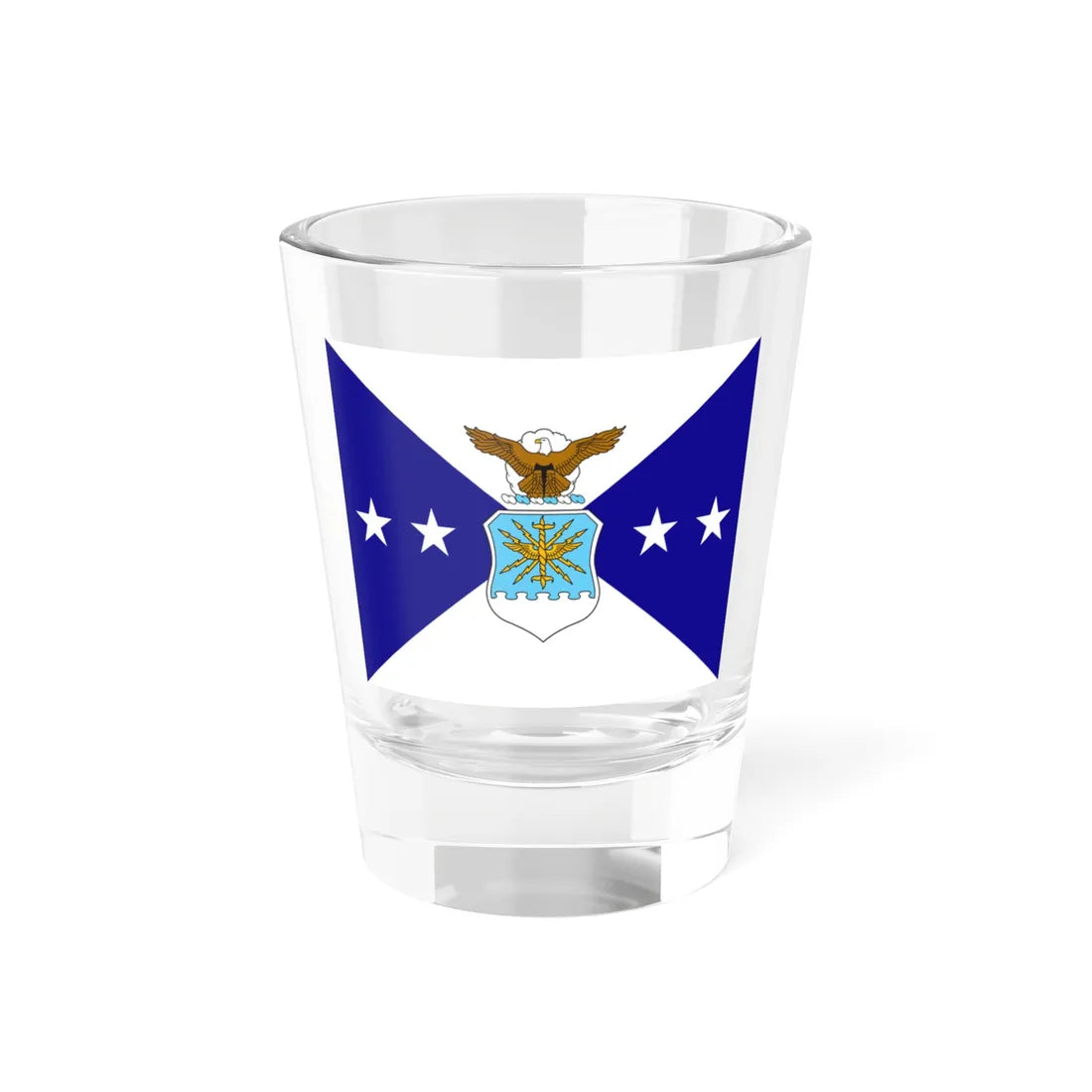 Flag of the Vice Chief of Staff of the Air Force (United States) Shot Glass 1.5oz 1.5oz - Go Mug Yourself