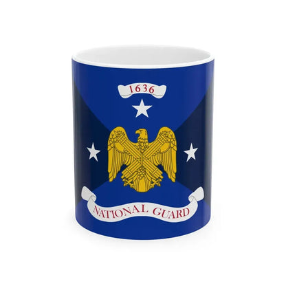 Flag of the Vice Chief of the National Guard Bureau (United States) White Coffee Mug 11oz - Go Mug Yourself