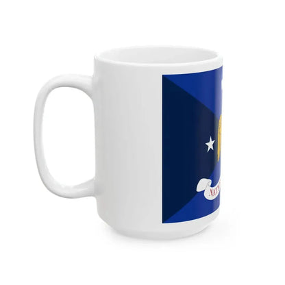 Flag of the Vice Chief of the National Guard Bureau (United States) White Coffee Mug - Go Mug Yourself