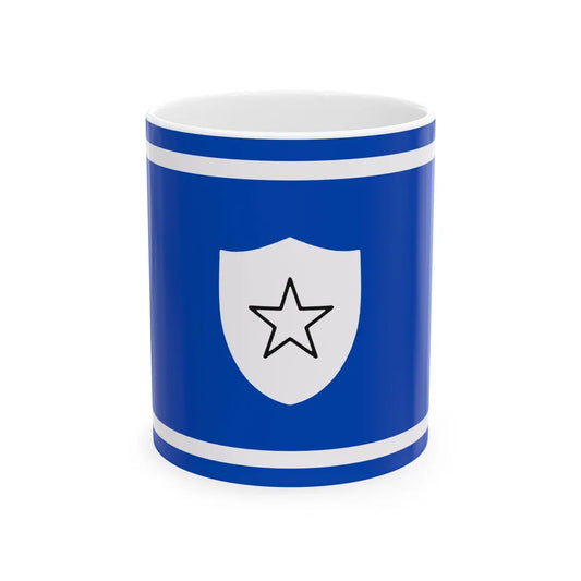 Flag of the Vice Minister Chief of General Staff of Cuba (Cuba) White Coffee Mug 11oz - Go Mug Yourself