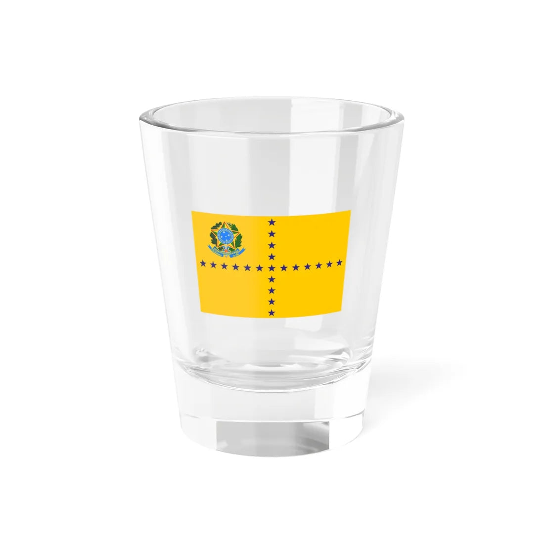 Flag of the Vice President of Brazil (Brazil) Shot Glass 1.5oz 1.5oz - Go Mug Yourself