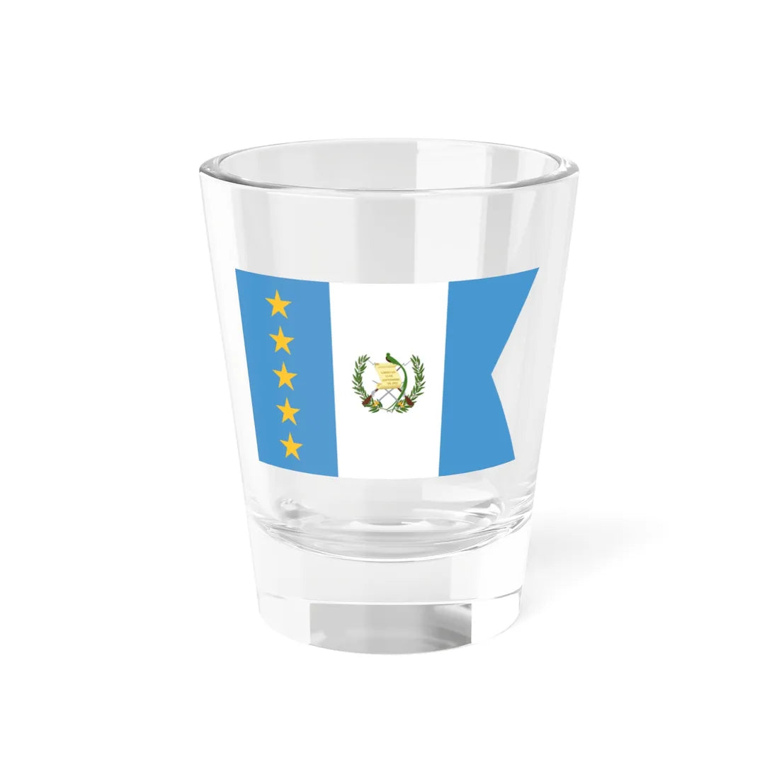 Flag of the Vice-President of Guatemala (Guatemala) Shot Glass 1.5oz 1.5oz - Go Mug Yourself