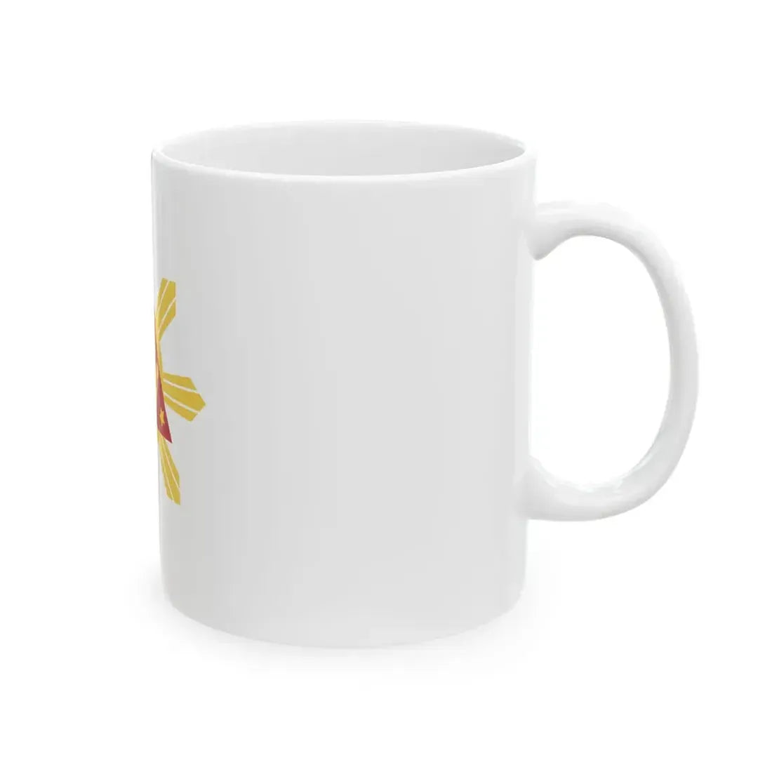 Flag of the Vice President of the Republic of the Philippines (Philippines) White Coffee Mug - Go Mug Yourself