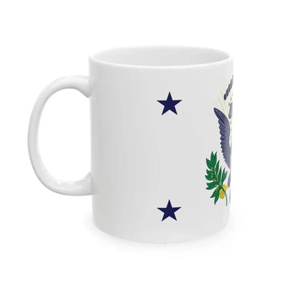 Flag of the Vice President of the United States 1936-1948 (United States) White Coffee Mug - Go Mug Yourself