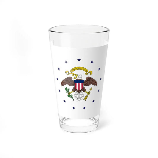 Flag of the Vice President of the United States 1948-1975 (United States) Pint Glass 16oz 16oz - Go Mug Yourself