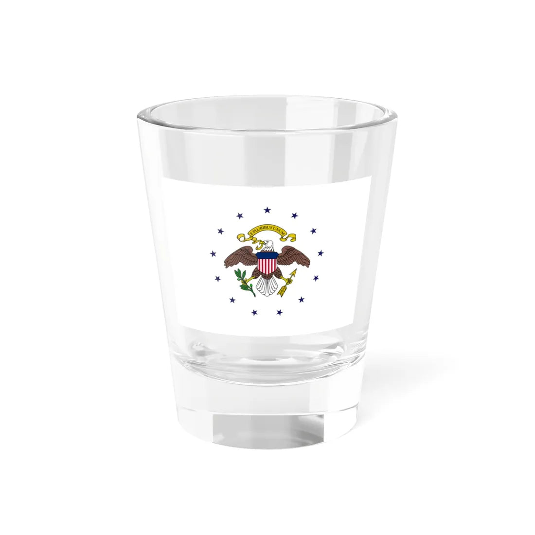Flag of the Vice President of the United States 1948-1975 (United States) Shot Glass 1.5oz 1.5oz - Go Mug Yourself