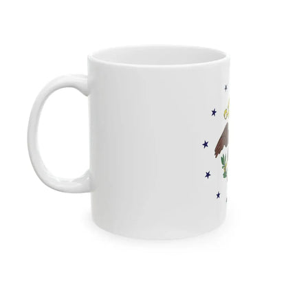 Flag of the Vice President of the United States 1948-1975 (United States) White Coffee Mug - Go Mug Yourself