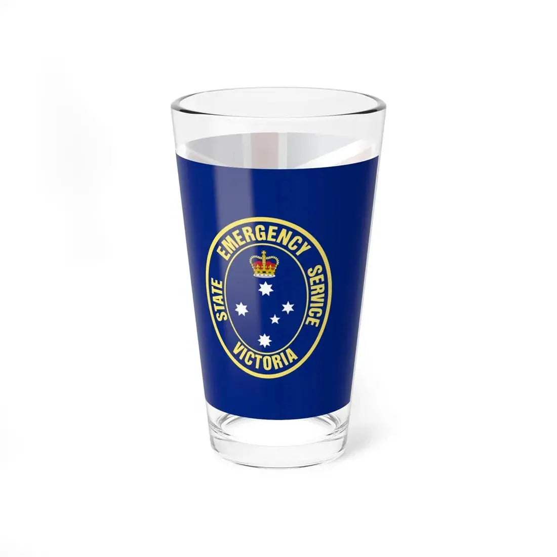 Flag of the Victoria SES (Australia) Pint Glass 16oz - Go Mug Yourself
