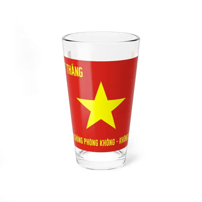 Flag of the Vietnam Peoples Air Force (Vietnam) Pint Glass 16oz 16oz - Go Mug Yourself