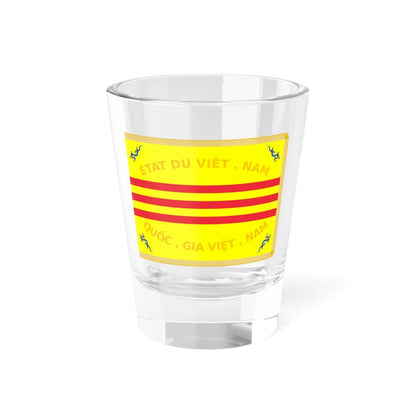 Flag of the Vietnamese National Army (Vietnam) Shot Glass 1.5oz 1.5oz - Go Mug Yourself