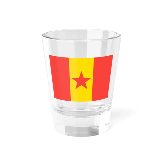 Flag of the Vietnamese National Revolutionary Movement (Vietnam) Shot Glass 1.5oz 1.5oz - Go Mug Yourself