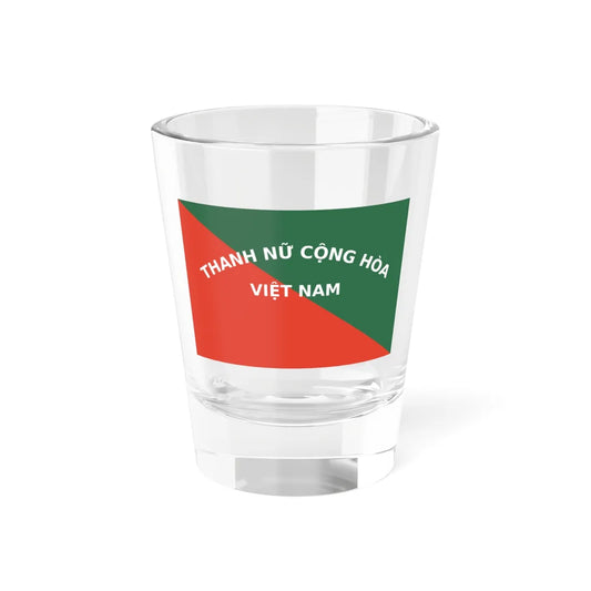 Flag of the Vietnamese Republican Youth Movement (Vietnam) Shot Glass 1.5oz 1.5oz - Go Mug Yourself