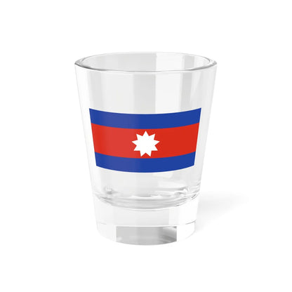 Flag of the Wa National Army (Myanmar) Shot Glass 1.5oz 1.5oz - Go Mug Yourself