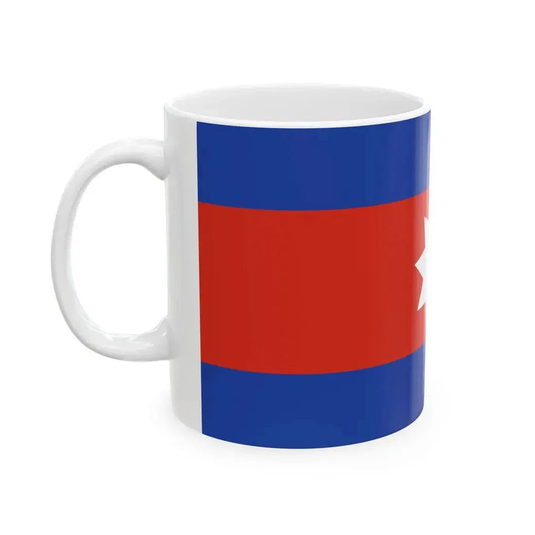 Flag of the Wa National Army (Myanmar) White Coffee Mug - Go Mug Yourself