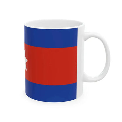 Flag of the Wa National Army (Myanmar) White Coffee Mug - Go Mug Yourself