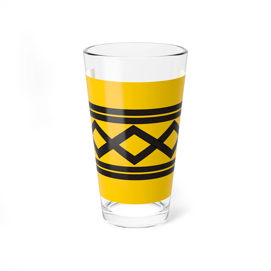 Flag of the West Midlands County (England) Pint Glass 16oz 16oz - Go Mug Yourself