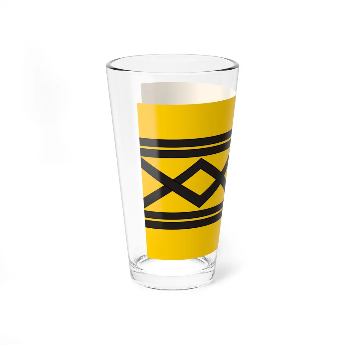 Flag of the West Midlands County (England) Pint Glass 16oz - Go Mug Yourself