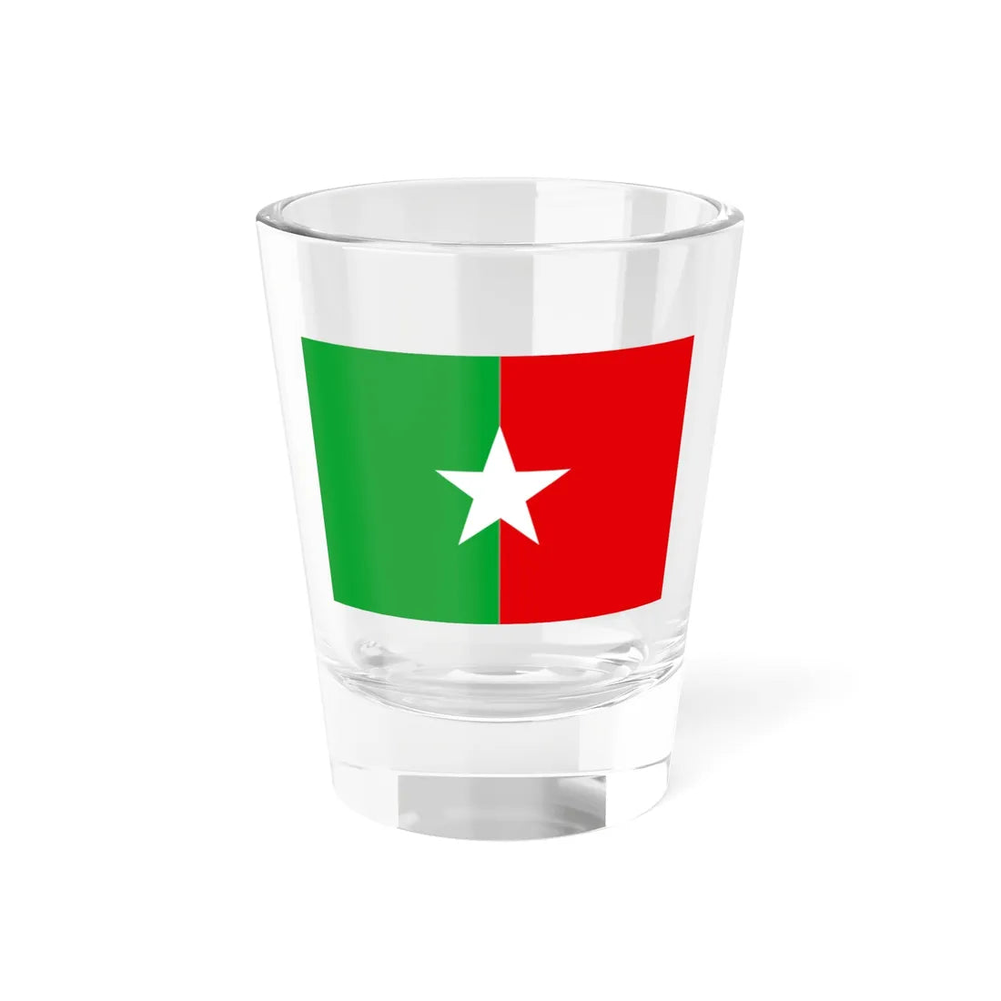 Flag of the Western Somali Liberation Front (Ethiopia) Shot Glass 1.5oz 1.5oz - Go Mug Yourself