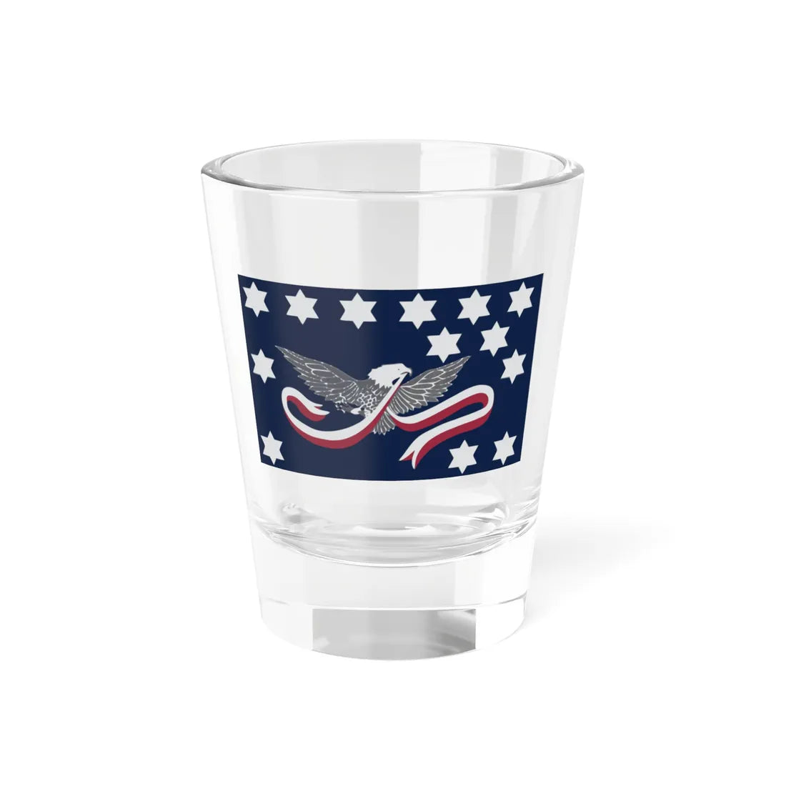 Flag of the Whiskey Rebellion (United States) Shot Glass 1.5oz 1.5oz - Go Mug Yourself