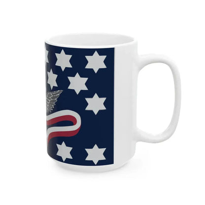 Flag of the Whiskey Rebellion (United States) White Coffee Mug - Go Mug Yourself