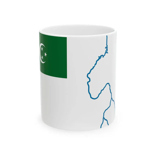 Flag of the White Flag League (Egypt) White Coffee Mug 11oz - Go Mug Yourself