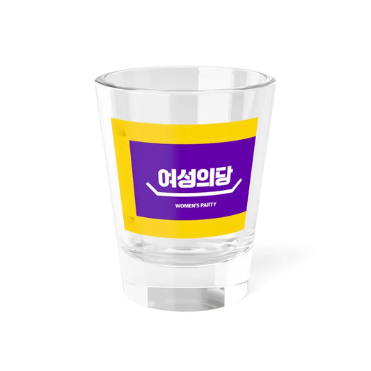 Flag of the Womens Party South Korea (Korea) Shot Glass 1.5oz 1.5oz - Go Mug Yourself