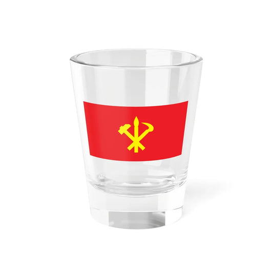 Flag of the Workers Party of Korea 2 (Korea) Shot Glass 1.5oz 1.5oz - Go Mug Yourself