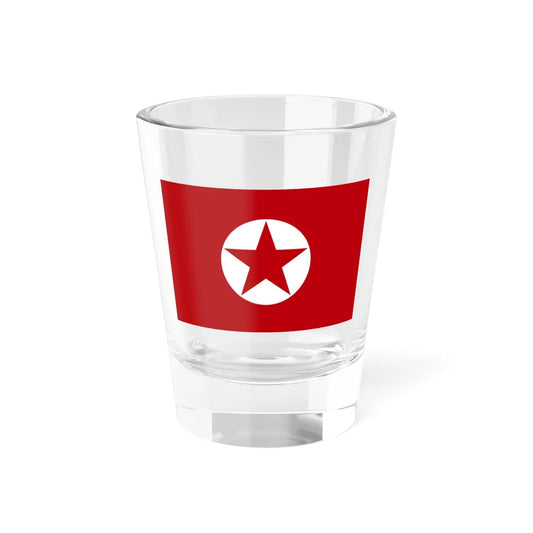 Flag of the Workers Party of South Korea (Korea) Shot Glass 1.5oz 1.5oz - Go Mug Yourself