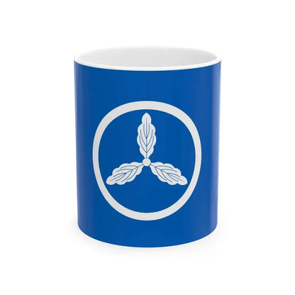 Flag of the Yamauchi Lords of Kouchi in Tosa Province A (Japan) White Coffee Mug 11oz - Go Mug Yourself