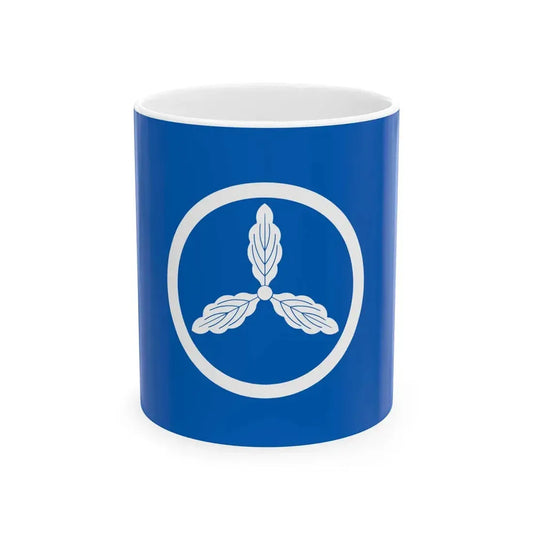 Flag of the Yamauchi Lords of Kouchi in Tosa Province A (Japan) White Coffee Mug 11oz - Go Mug Yourself