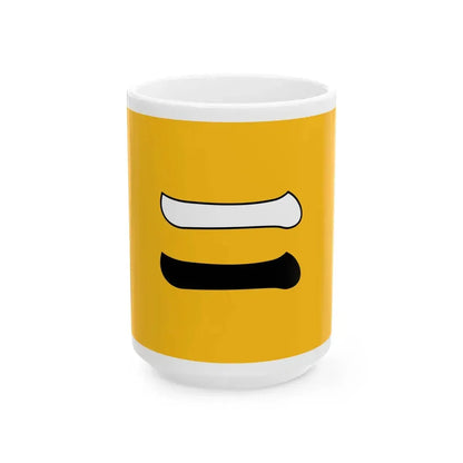 Flag of the Yamauchi Lords of Kouchi in Tosa Province B (Japan) White Coffee Mug 15oz - Go Mug Yourself