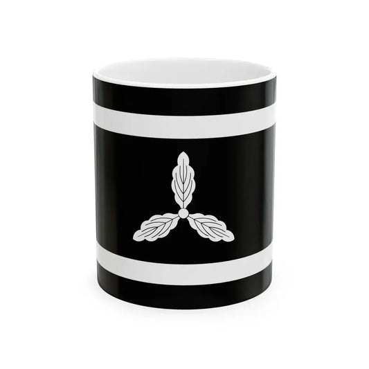 Flag of the Yamauchi Lords of Kouchi in Tosa Province C (Japan) White Coffee Mug 11oz - Go Mug Yourself