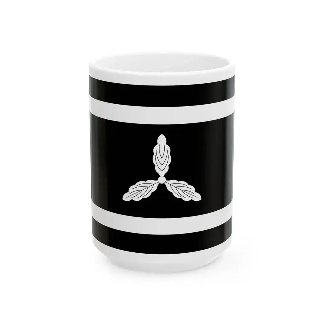 Flag of the Yamauchi Lords of Kouchi in Tosa Province C (Japan) White Coffee Mug 15oz - Go Mug Yourself