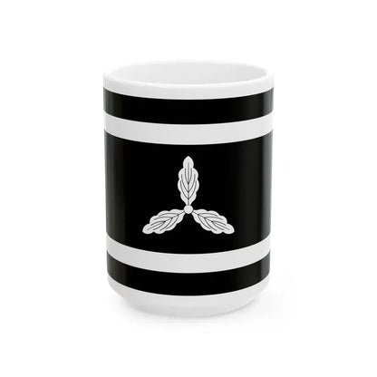 Flag of the Yamauchi Lords of Kouchi in Tosa Province C (Japan) White Coffee Mug 15oz - Go Mug Yourself