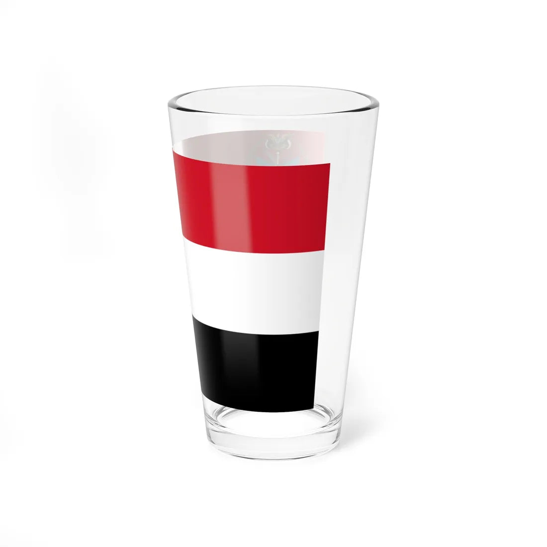 Flag of the Yemen Armed Forces (Yemen) Pint Glass 16oz - Go Mug Yourself