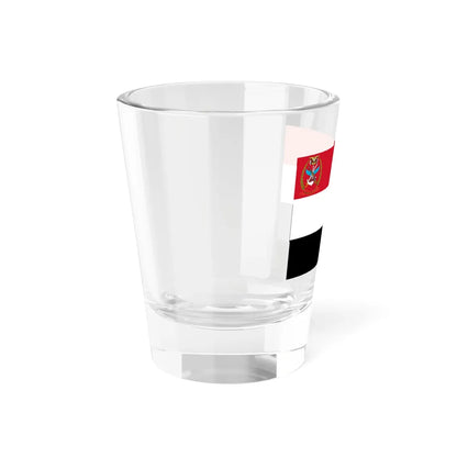 Flag of the Yemen Armed Forces (Yemen) Shot Glass 1.5oz - Go Mug Yourself