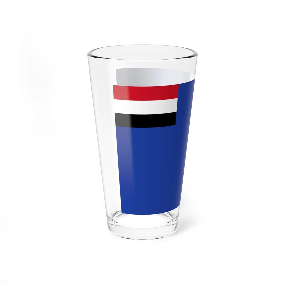 Flag of the Yemeni Navy (Yemen) Pint Glass 16oz - Go Mug Yourself