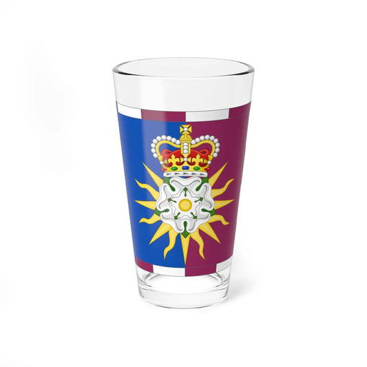 Flag of the York Herald of Arms (United Kingdom) Pint Glass 16oz 16oz - Go Mug Yourself