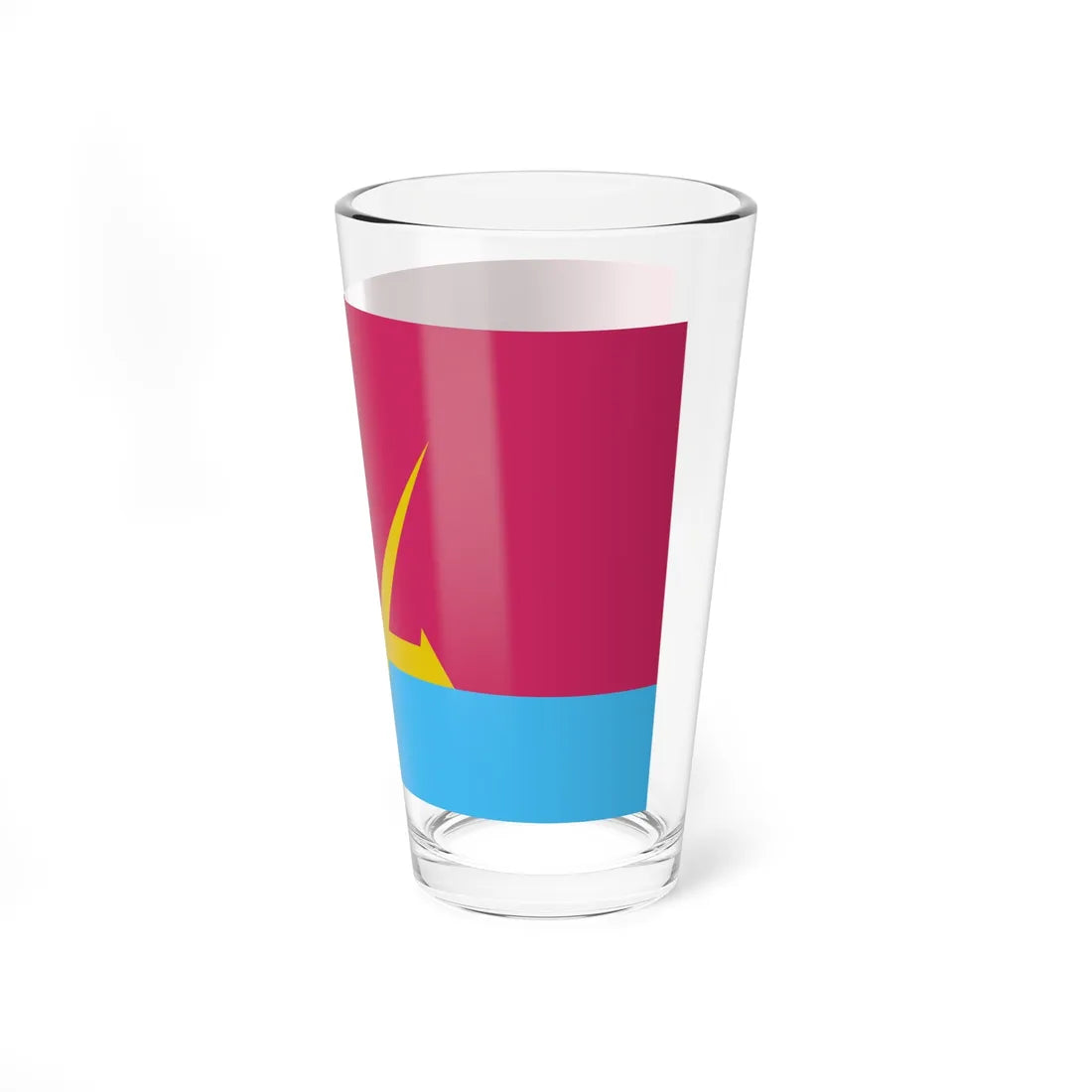 Flag of the Young Hebrews (Israel) Pint Glass 16oz - Go Mug Yourself