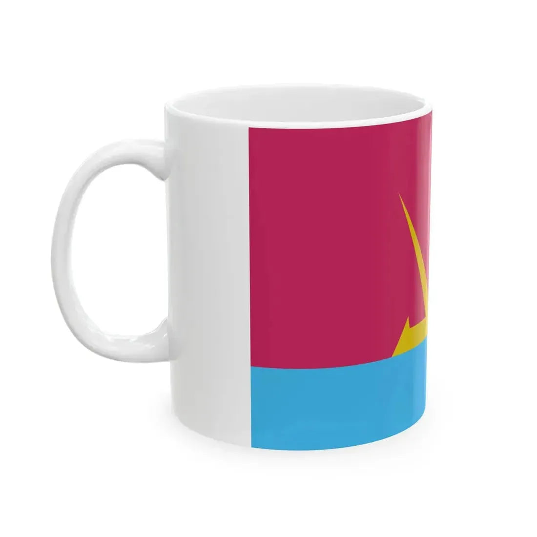 Flag of the Young Hebrews (Israel) White Coffee Mug - Go Mug Yourself