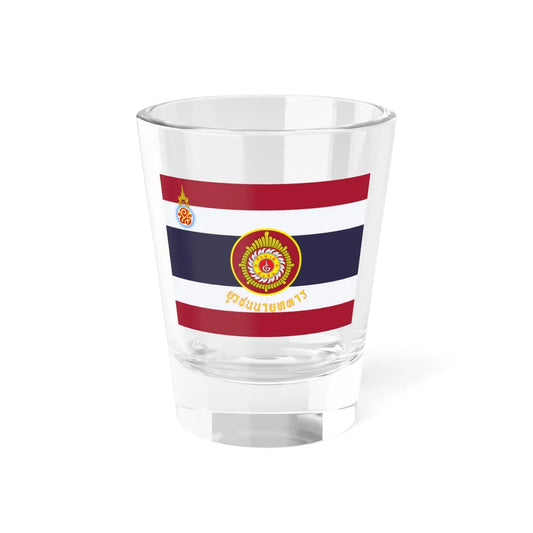 Flag of the Yuwachon Nai Thahan (Cambodia) Shot Glass 1.5oz 1.5oz - Go Mug Yourself