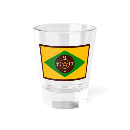 Flag of the Zaghawa (Chad) Shot Glass 1.5oz 1.5oz - Go Mug Yourself
