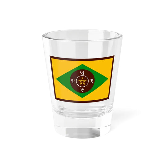 Flag of the Zaghawa (Chad) Shot Glass 1.5oz 1.5oz - Go Mug Yourself