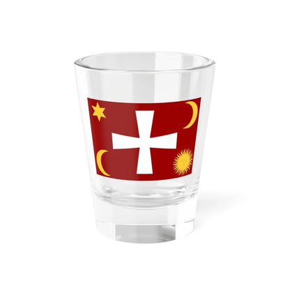 Flag of the Zaporizhian Sich (Ukraine) Shot Glass 1.5oz 1.5oz - Go Mug Yourself