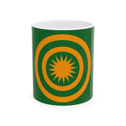 Flag of the Zhuang people (China) White Coffee Mug 11oz - Go Mug Yourself