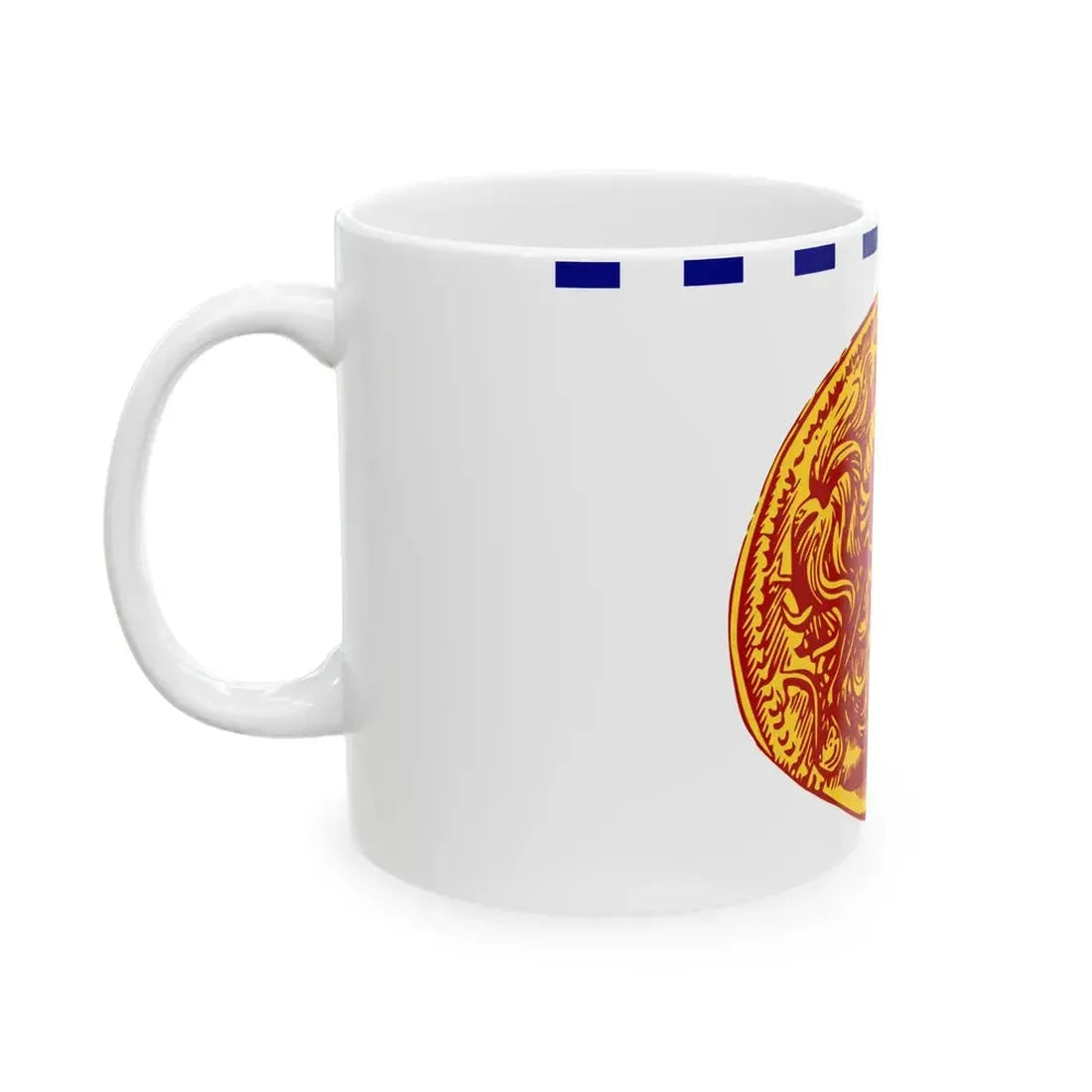Flag of Thessaloniki (Greece) White Coffee Mug - Go Mug Yourself