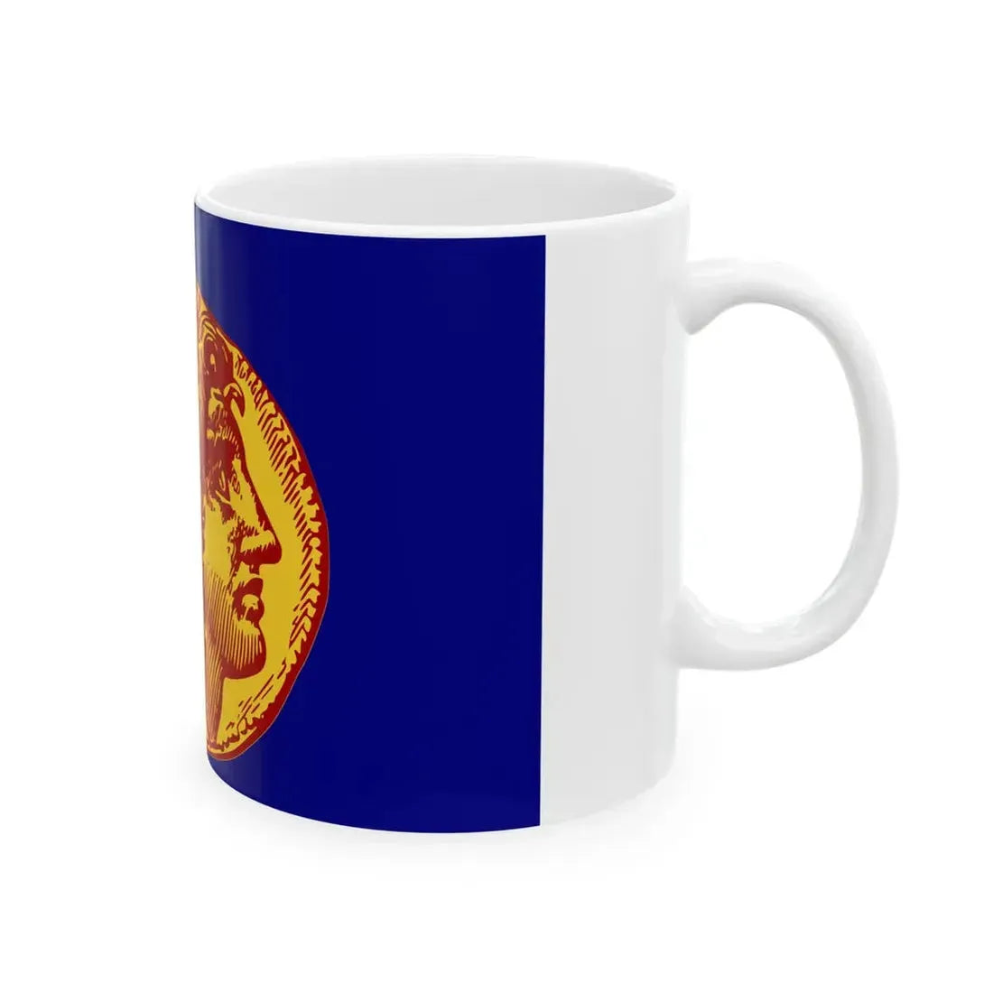 Flag of Thessaloniki (Greece) White Coffee Mug - Go Mug Yourself