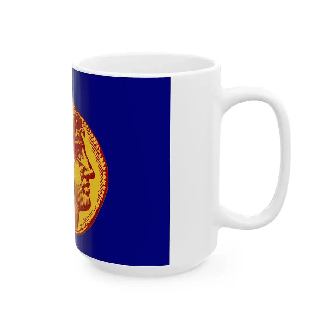 Flag of Thessaloniki (Greece) White Coffee Mug - Go Mug Yourself