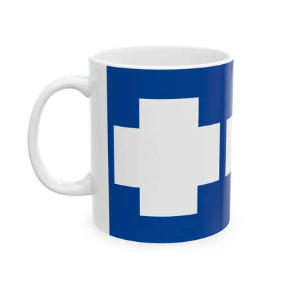 Flag of Thrace district (Greece) White Coffee Mug - Go Mug Yourself